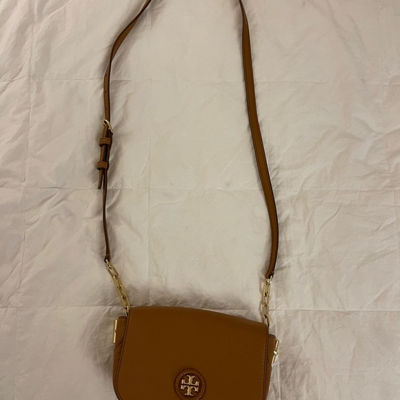 Tory Burch Whisptitch Logo Mini Bag Bark - Picture 9 of 9